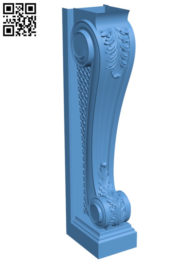 Table legs and chairs T0001994 download free stl files 3d model for CNC wood carving