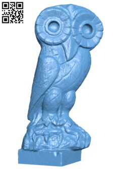 The Owl H009648 file stl free download 3D Model for CNC and 3d printer