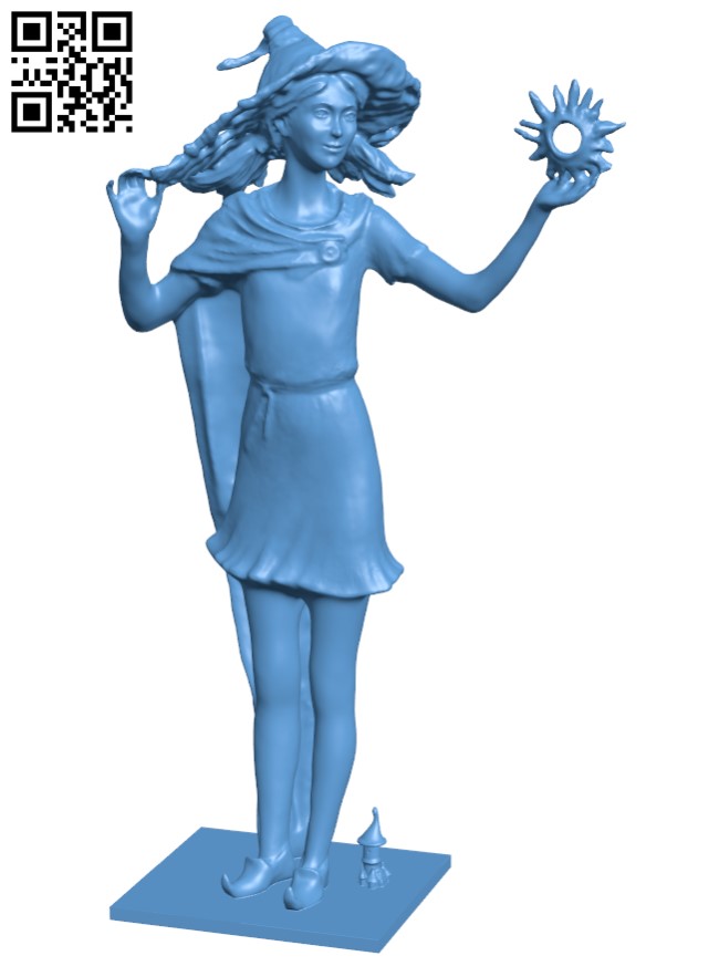 The girl of day and night H009646 file stl free download 3D Model for CNC and 3d printer