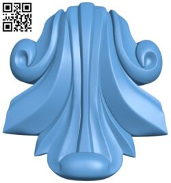 Top of the column T0001838 download free stl files 3d model for CNC wood carving