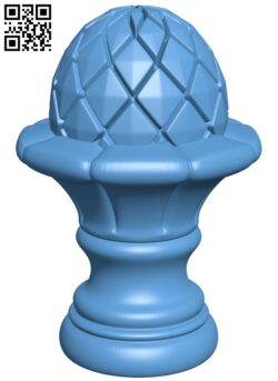 Top of the column T0001900 download free stl files 3d model for CNC wood carving