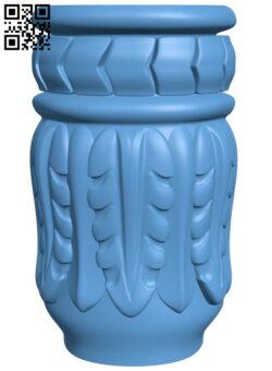 Top of the column T0001919 download free stl files 3d model for CNC wood carving