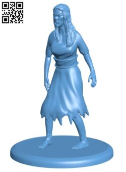 Vampire Spawn – Female H009657 file stl free download 3D Model for CNC and 3d printer