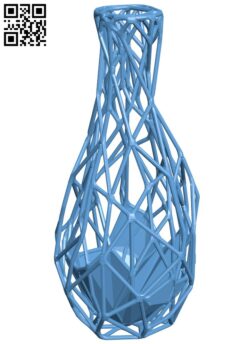 Voronoi skeleton vase H009624 file stl free download 3D Model for CNC and 3d printer