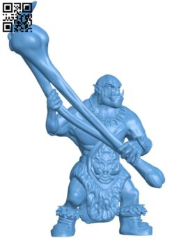 Warpig Clan – Orc Great Club Monster Slayer H009488 file stl free download 3D Model for CNC and 3d printer