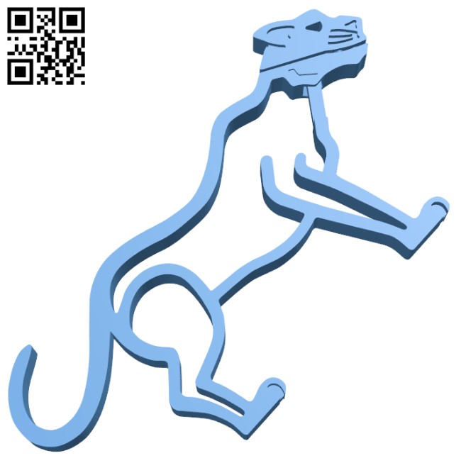Wild Catz H009660 file stl free download 3D Model for CNC and 3d printer