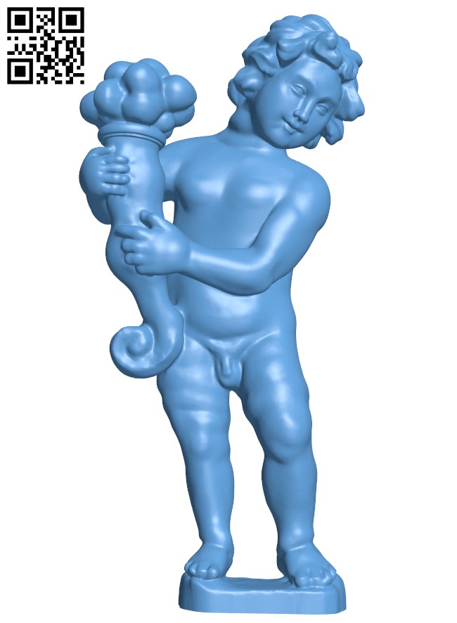 Angel From The Liotru Obelisk H009931 file stl free download 3D Model for CNC and 3d printer