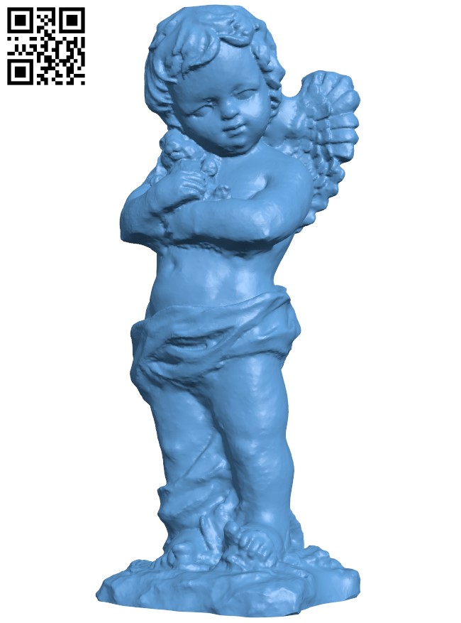 Angel H009934 file stl free download 3D Model for CNC and 3d printer