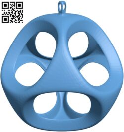 Bauble H009913 download free stl files 3d model for CNC wood carving