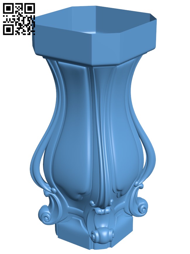 Column pattern T0002142 download free stl files 3d model for CNC wood carving