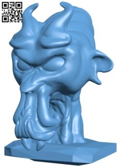 Creepy alien H009813 file stl free download 3D Model for CNC and 3d printer