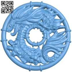 Dragon pattern T0002253 download free stl files 3d model for CNC wood carving