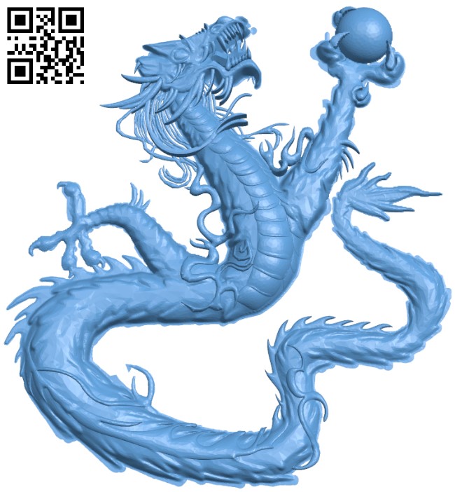 Dragon pattern T0002255 download free stl files 3d model for CNC wood carving