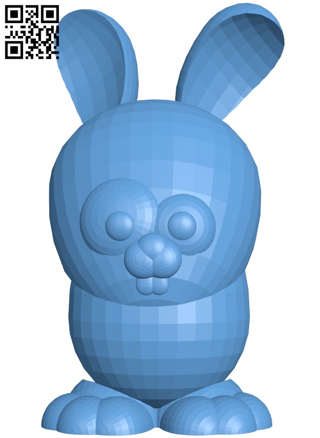 Egg rabbit H009864 file stl free download 3D Model for CNC and 3d printer