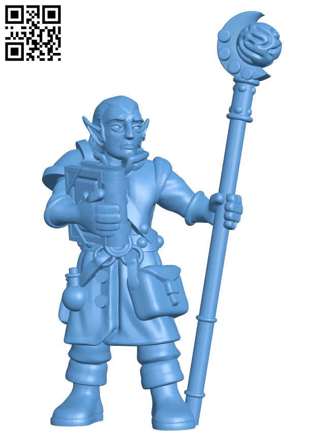 Elf enchanter H009940 file stl free download 3D Model for CNC and 3d printer