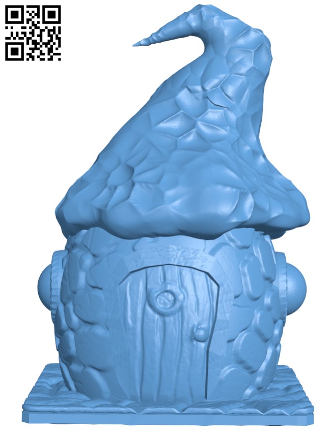 Fairy House H009728 file stl free download 3D Model for CNC and 3d printer