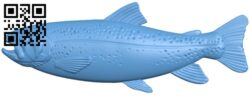 Fish painting T0002272 download free stl files 3d model for CNC wood carving