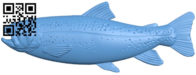 Fish painting T0002272 download free stl files 3d model for CNC wood carving