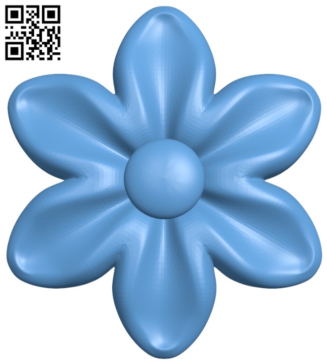 Flower pattern T0002275 download free stl files 3d model for CNC wood carving