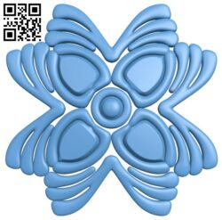 Flower pattern T0002276 download free stl files 3d model for CNC wood carving