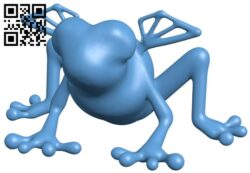 Frog with wings H009879 file stl free download 3D Model for CNC and 3d printer