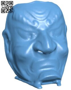 Ghost mask H009785 file stl free download 3D Model for CNC and 3d printer