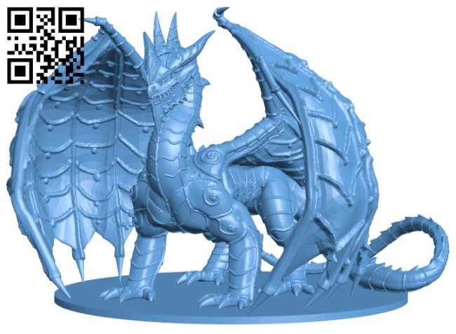 Gingerbread Dragon H009944 file stl free download 3D Model for CNC and 3d printer