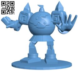 VOLTORB POKEMON 3D model 3D printable