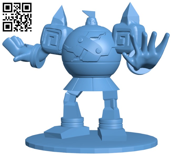 Golurk - Pokemon H009883 file stl free download 3D Model for CNC and 3d printer