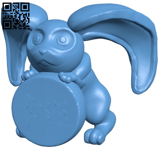Good luck bunny H009884 file stl free download 3D Model for CNC and 3d printer