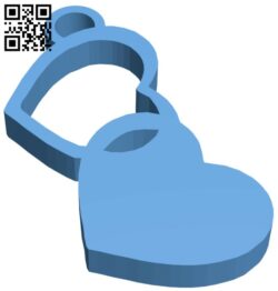 Heart key chain H009992 file stl free download 3D Model for CNC and 3d printer