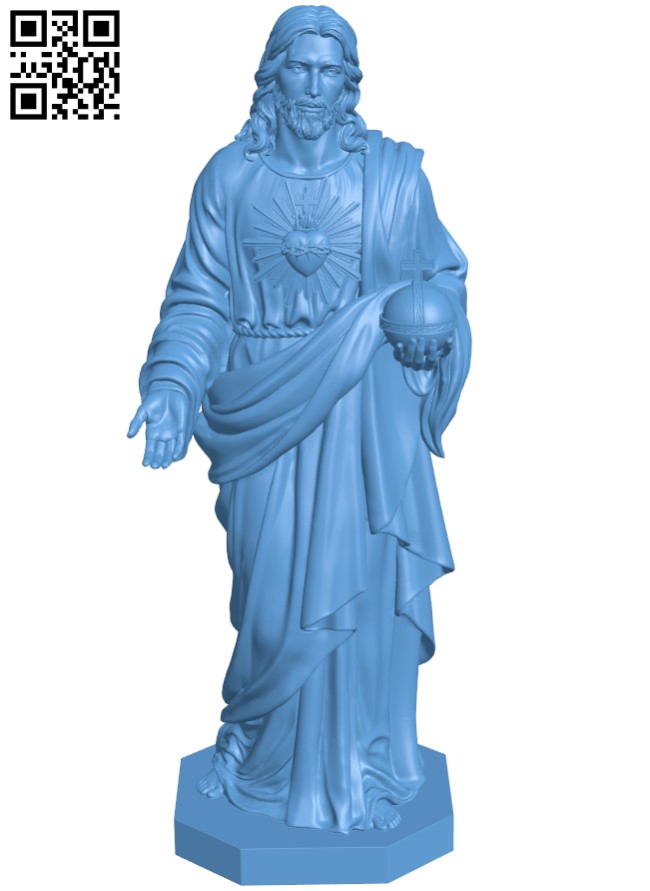 Jesus H010019 file stl free download 3D Model for CNC and 3d printer