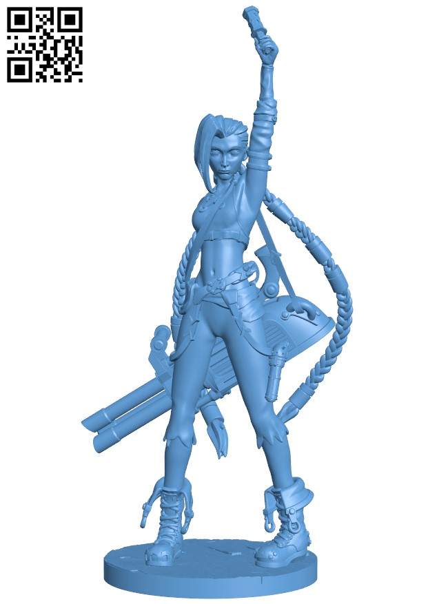 Jinx - Arcane H010020 file stl free download 3D Model for CNC and 3d printer