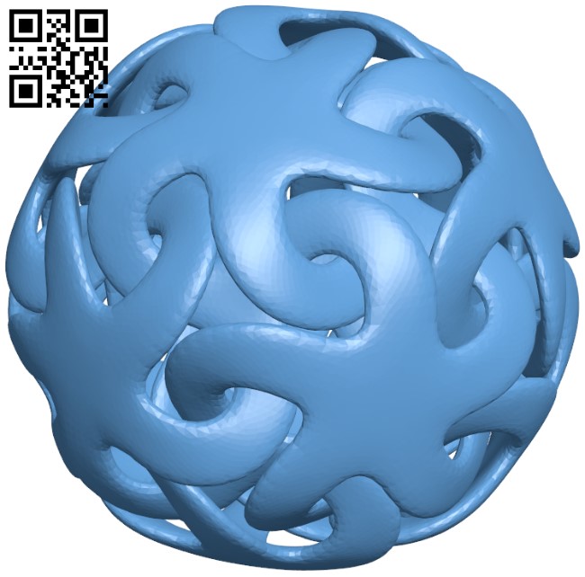 Linking stars - Ball H009998 file stl free download 3D Model for CNC and 3d printer