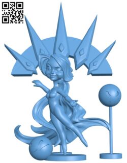 Lovely little devil princess H009893 file stl free download 3D Model for CNC and 3d printer
