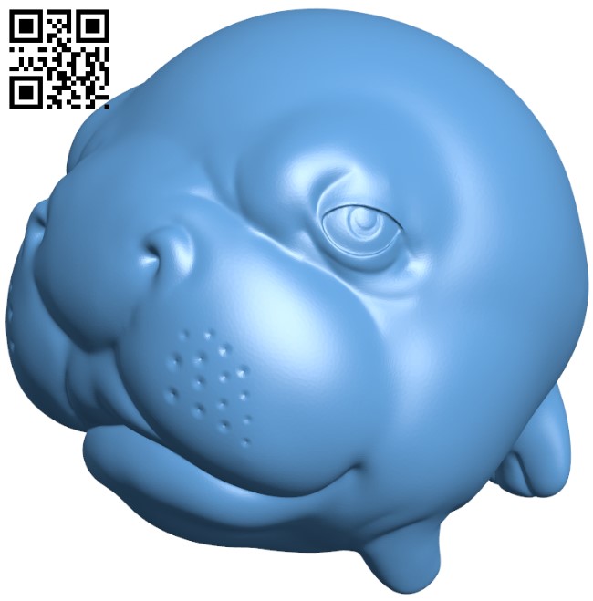 Manatee H010001 file stl free download 3D Model for CNC and 3d printer