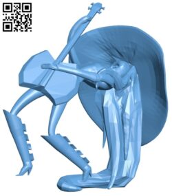 Marcelin – Adventure Time H009732 file stl free download 3D Model for CNC and 3d printer