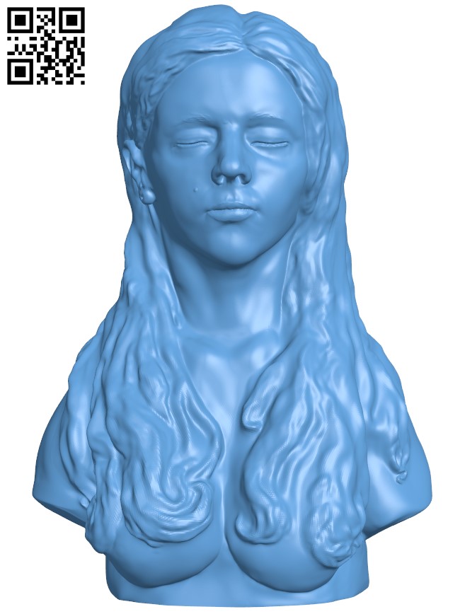 Meditation girl H010002 file stl free download 3D Model for CNC and 3d printer