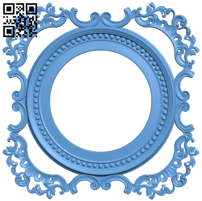 Mirror frame pattern T0002103 download free stl files 3d model for CNC wood carving