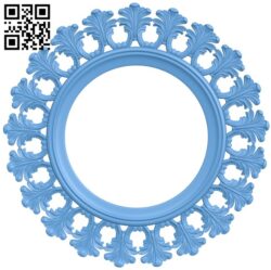 Mirror frame pattern T0002122 download free stl files 3d model for CNC wood carving