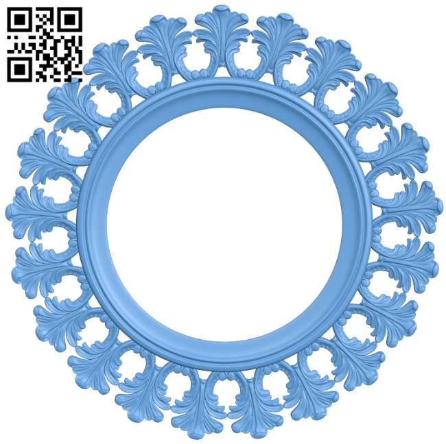 Mirror frame pattern T0002122 download free stl files 3d model for CNC wood carving