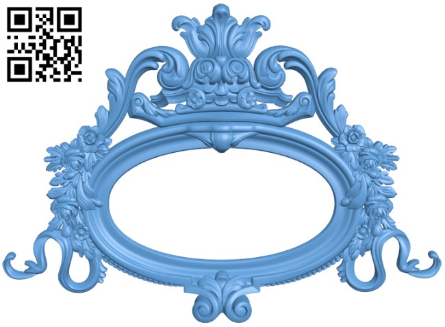 Mirror frame pattern T0002295 download free stl files 3d model for CNC wood carving