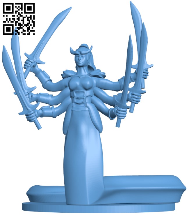Miss Marilith H009737 file stl free download 3D Model for CNC and 3d printer