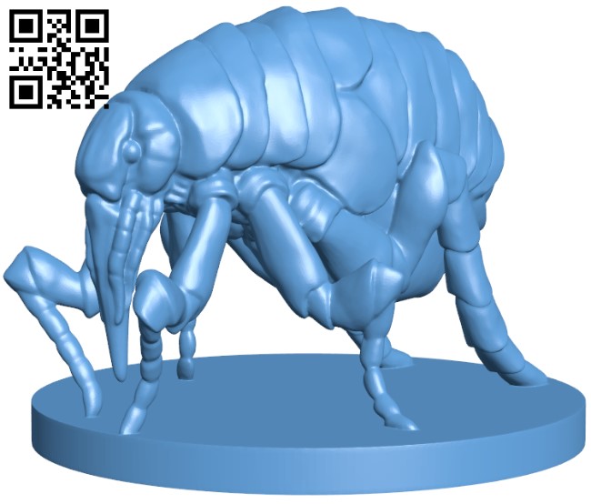 Monster Flea H009739 file stl free download 3D Model for CNC and 3d printer