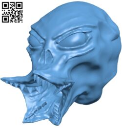 Monster head H009740 file stl free download 3D Model for CNC and 3d printer