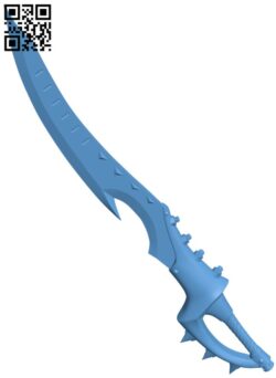 Monster hunter sword H009741 file stl free download 3D Model for CNC and 3d printer