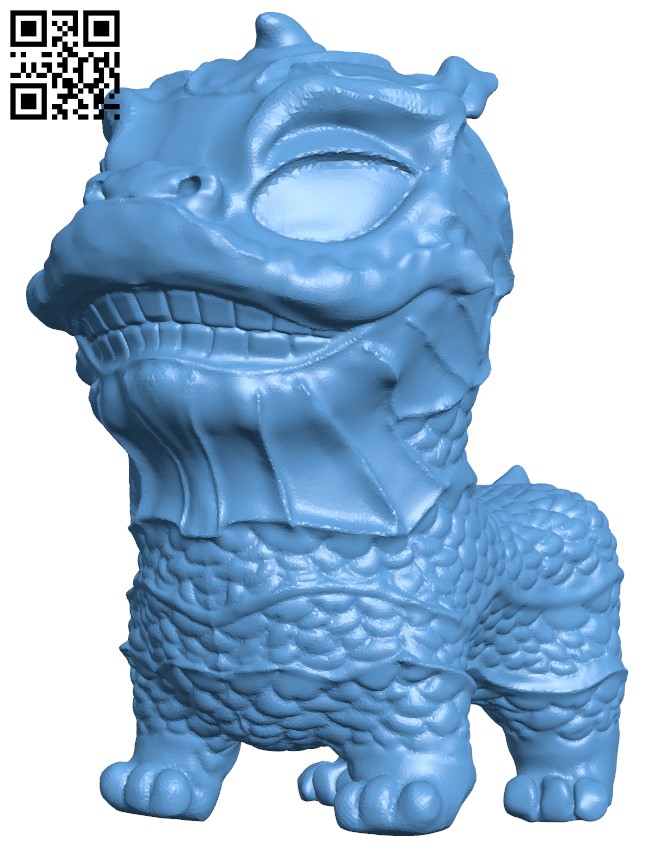 Nian the chinese monster H009749 file stl free download 3D Model for CNC and 3d printer