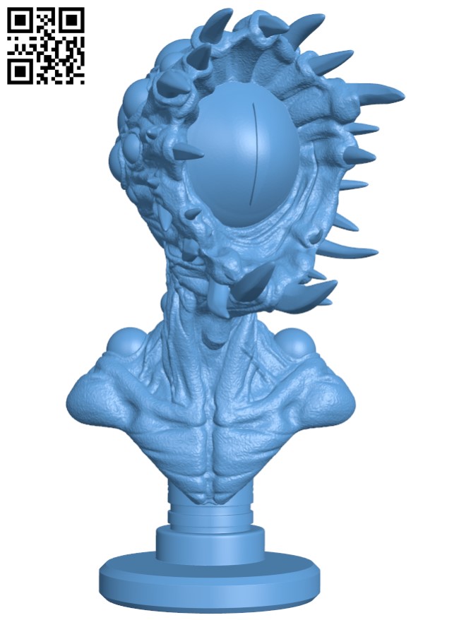 Nightmare Monster H009750 file stl free download 3D Model for CNC and 3d printer