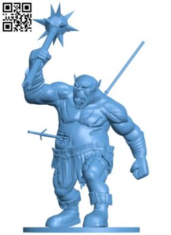 Ogre Zombie H009752 file stl free download 3D Model for CNC and 3d printer
