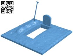 Open Grave Site H009898 file stl free download 3D Model for CNC and 3d printer